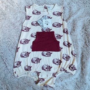 NWT Kate Quinn Bamboo Bubble Foxes 2T